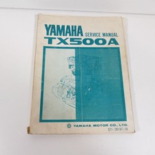 Yamaha TX 500 Manuale di Riparazione Libro Officina Manutenzione E Cura 81340