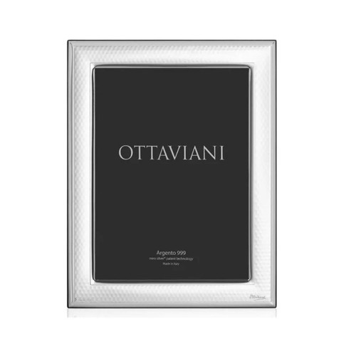 Cornice ottaviani argento - in,