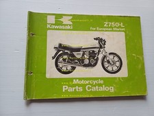 Kawasaki Z 750 L1-L2 1980 catalogo ricambi originale spare parts catalogue