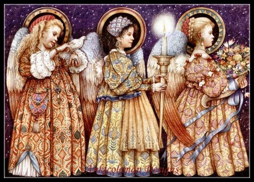 Tre angeli tabella fai da - tre,