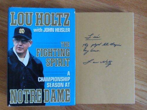 Libro lou holtz firmato - holtz, "the