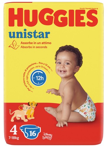 Huggies unistar kg - 4, kg.