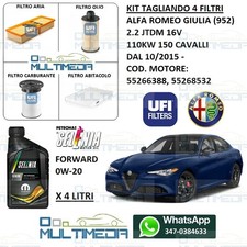 TAGLIANDO FILTRI UFI E OLIO