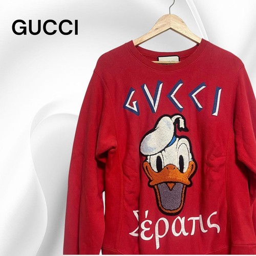 Felpa gucci disney paperino - gucci,