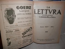 LA LETTURA Annata 1924 Luxor Eugenio Beauharnais Tripoli Valdesi in Calabria
