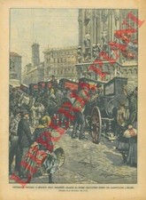 BELTRAME A. - Il mercato degli organetti accanto al Duomo di Milano nell'ultimo