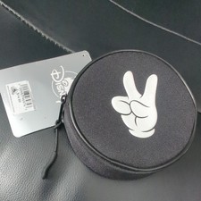 Disney Topolino segno di pace mani piccolo portamonete borsa nuovo 2025