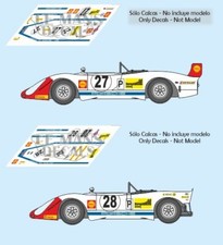 Decals Porsche 908/02 Le Mans