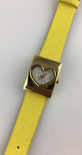 Orologio Laurens Donna 21mm Cuore Strass Giallo Movimento al Quarzo Solo Tempo