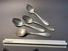 4 Cucchiai vintage placcati