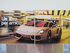 Clipping Ritaglio Articolo 2008 LAMBORGHINI GALLARDO LP560-4 Un Toro per Amico