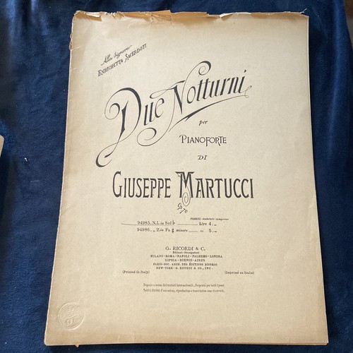Spartito musicale antico due - spartito,