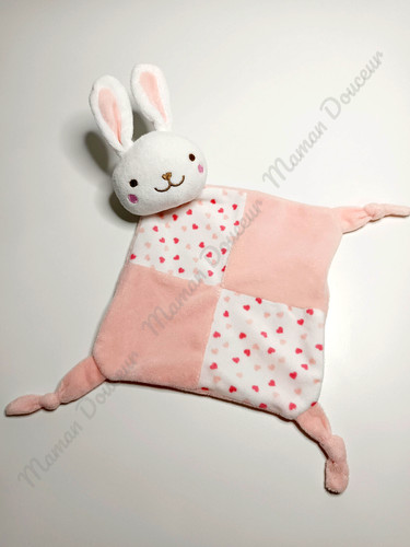 Doudou hochet grelots lapin - grelots,