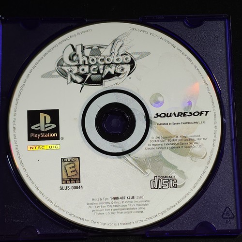 Chocobo racing ps1 solo - racing,