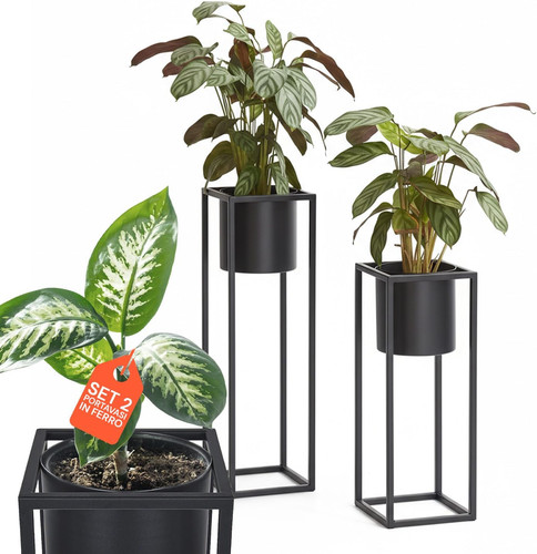 Set porta piante interno - 2,