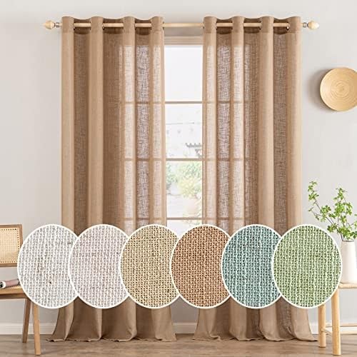 Miulee lino tende finestre con - miulee,