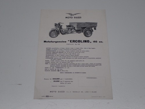 Moto guzzi ercolino - guzzi,