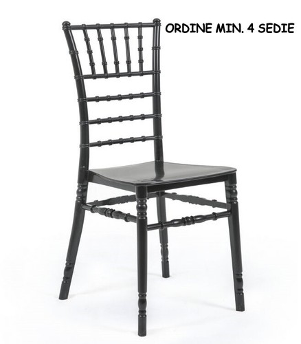 Sedia impilabile tiffany - impilabile,
