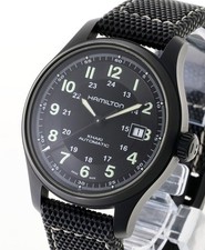 Orologio da uomo automatico Hamilton Khaki Field Titanium Auto Black H705750 ...