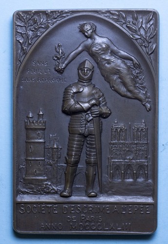 Francia parigi placchetta 1893 - parigi,