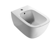 CERAMICA GLOBO Genesis bidet 55 sospeso 1 foro bianco lucido