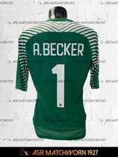 Maglia Roma Matchday ALISSON Indossata vs Lazio 2017/2018 Match Worn Shirt