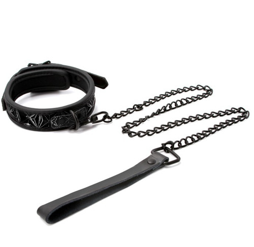 Collare con guinzaglio sinful - guinzaglio,