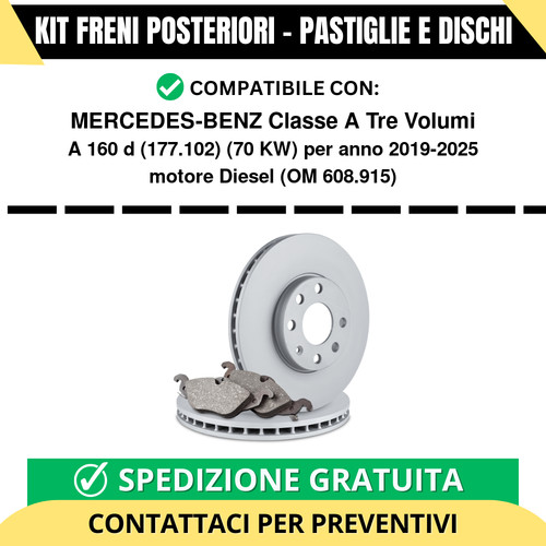 Kit freni posteriori - freni,