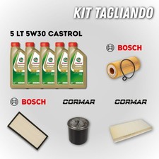 KIT FILTRI TAGLIANDO BOSCH MERCEDES CLASSE A 160 180 200 CDI + OLIO CASTROL