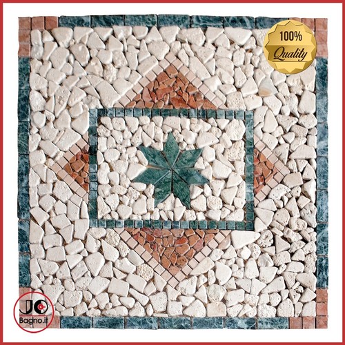 Rosone mosaico fatto mano - fatto, su