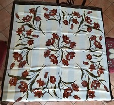 Foulard Vintage Bianco Beige E
