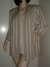 GIACCA DONNA BEIGE CON SOTTOGIACCA TAGLIA 16 USA TAGLIE FORTI LEGGI LE MISURE