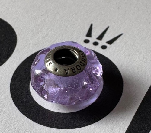 Charm pandora ondulato vetro - charm,