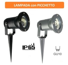 Faretto con picchetto per