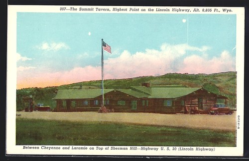 Cartolina laramie sherman - cartolina, laramie,