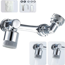 Rubinetto Di Prolunga Multifunzionale Girevole a 1080°, Aeratore per Attacco Rub