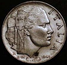 Italia 20 Centesimi 1941