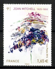 FRANCE 4849 TABLEAU DE J0AN MITCHELL, 2014, NEUF xx, TRES BEAU