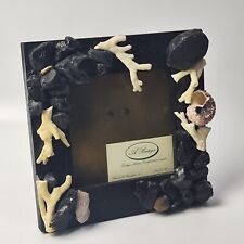 CORNICE PORTAFOTO con Conchiglie e Sassi di Mare idea Home Creazione Artigianale