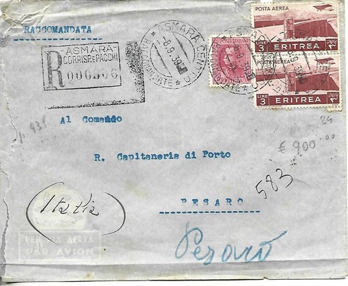 1939 eritrea coppia - 1939, 3l