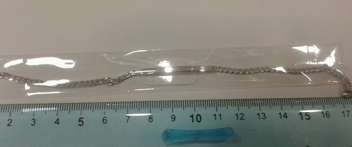 Bracciale argento 925 targa - 1,