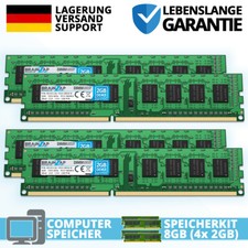 4x 2GB - RAM DDR3 DIMM UDIMM -