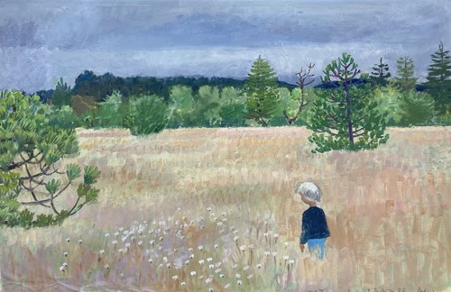 Prato estivo impressionista