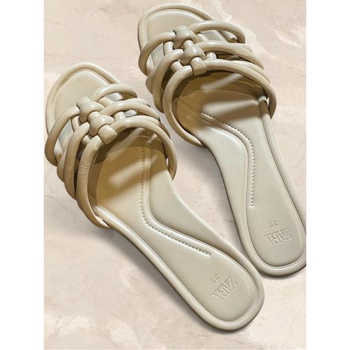 Zara knotted strappy flat - knotted,