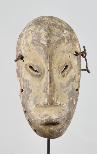 Lega wood idimu mask bwami - wood,