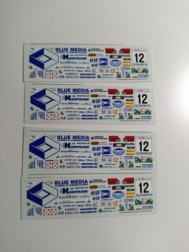 Decals renault clio - 1/43, maxi