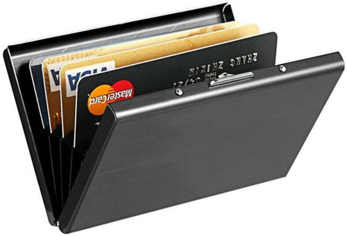 Porta carte metallo - carte, con