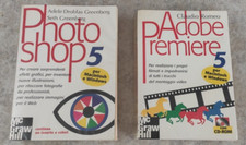 ADOBE PREMIERE 5 - PHOTOSHOP 5 - MC GRAW HILL - LIBRI 2 pz + CD
