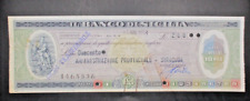 1964 - BANCO DI SICILIA VAGLIA CAMBIARIO L . 200 precursore miniassegni