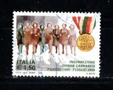 REPUBBLICA 2009 USATI PERFETTI...INSURREZIONE DONNE CARRARESI